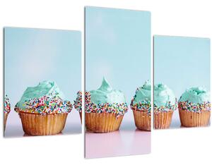 Tablou cu cupcakes (90x60 cm)