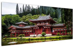 Tablou - mănăstire budhistică (120x50 cm)