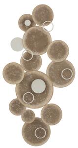 Deco perete Brown Circles 119/9/60 cm