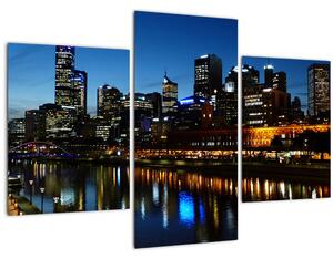 Tablou cu noaptea în Melbourne (90x60 cm)