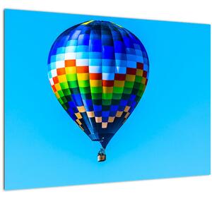 Tablou pe sticlă - Balon cu aer cald (70x50 cm)