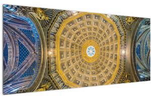 Tablou cu tavanul bisericii Siena (120x50 cm)