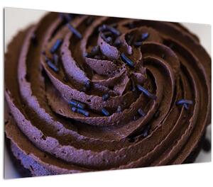 Tablou - Cupcake din ciocolată (90x60 cm)