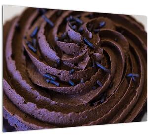 Tablou - Cupcake din ciocolată (70x50 cm)