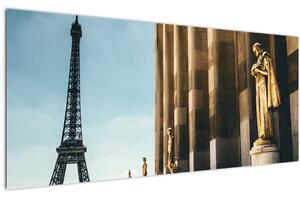 Tabou din piața Trocader, Paris (120x50 cm)