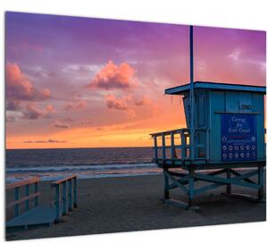 Tablou de pe plaja Santa Monica (70x50 cm)