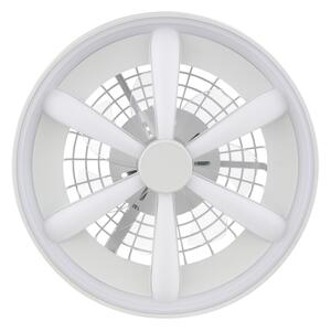 Ventilator LED RGBW de tavan cu lumină Brilliant GAIANO LED/48W/230V alb + telecomandă