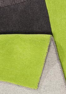 Covor Magnus verde lana 290/390 cm, lana naturala