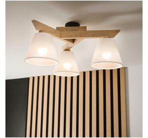 Lustr ANTONIO 3xE14/40W/230V, montaj plafon, stejar