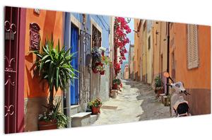 Tablou cu strada din Sardinia (120x50 cm)