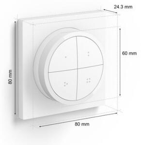 Philips Hue TAP DO cu întrerupător, 1xCR2032, alb