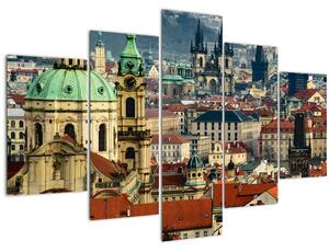 Tablou - Panorama din Praga (150x105 cm)