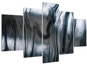 Tablou - Fața din oțel (150x105 cm)