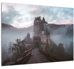 Tablou pe sticlă - Eltz Castle, Germania (70x50 cm)