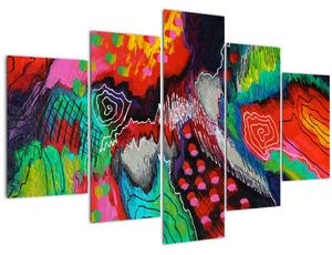 Tablou abstract - culori (150x105 cm)