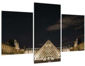 Tablou - Louvre nocturn (90x60 cm)