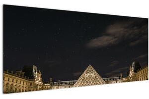 Tablou - Louvre nocturn (120x50 cm)