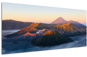 Tablou cu muntele Bromo în Indonesia (120x50 cm)