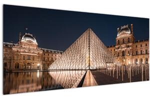 Tablou - Louvre noaptea (120x50 cm)