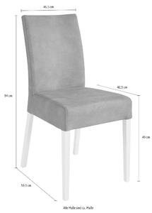 Set 2 scaune Umag gri inchis stofa 46,5/59,5/94 cm