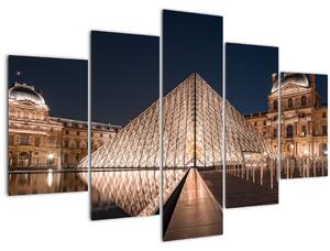 Tablou - Louvre noaptea (150x105 cm)