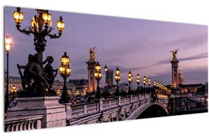 Tablou - Podul lui Alexandru al III.-lea din Paris (120x50 cm)