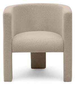 Fotoliu design bej MILU Loop 04