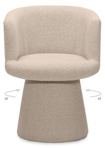 Fotoliu design rotativ YATO, bej Loop 04