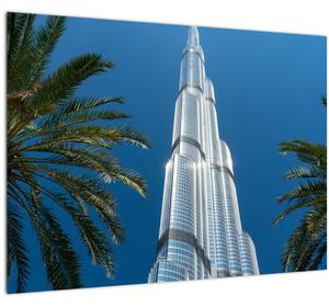 Tablou pe sticlă - Burj Khalifa (70x50 cm)