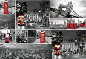 Fototapet - Monumentele Londrei (254x184 cm)
