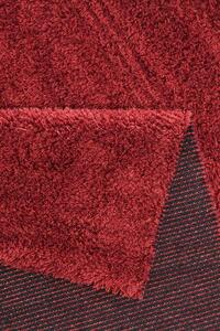 Covor Shaggy Kartal rosu 70/140 cm, lana naturala