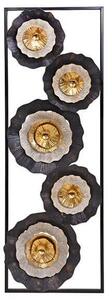 Deco perete flori 31x90x4 cm