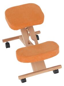 Fotoliu genunchi ergonomic Florentina (portocaliu + fag). 1040156