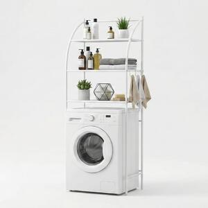 Raft Depozitare Organizator Baie, Toaleta sau Masina de Spalat 160 x 25 x 63 cm