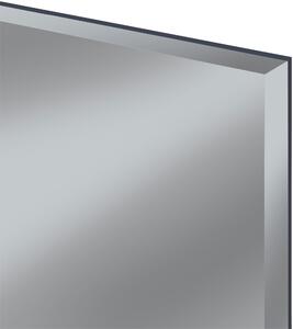 Oglinda de baie Barcelona cu LED argintie 50/80 cm