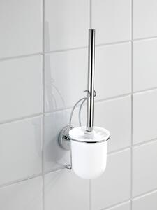 Perie de toaleta cu suport Milazzo crom 12/10/36,5 cm