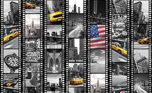 Fototapet - Banda de film din New York (152,5x104 cm)