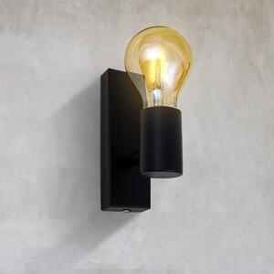 B.K.Licht LED Aplica de perete Retro neagra 5/11 cm