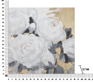 Tablou White Flower 90x90x3,7 cm