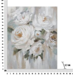 Tablou Crem Flower 100x80x3.7 cm
