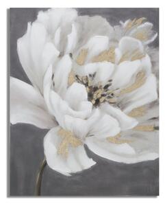 Tablou White&Gold Flower 100x80x3.7 cm