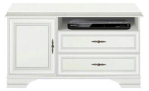 Comoda TV IDENTO B, alb, PAL, 125x44x64 cm