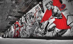 Fototapet - Graffitti expresiv (152,5x104 cm)