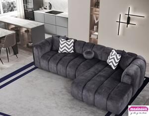 Coltar modular Boucle Florida,gri antracit