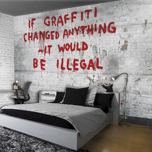 Fototapet - Inscripție Graffiti (152,5x104 cm)