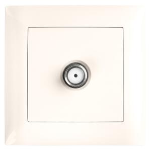 Priză pentru Antenă cu Ramă OSTE JNH012-A BEIGE
