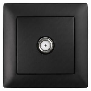 Priză pentru Antenă cu Ramă OSTE JNH012-A BLACK