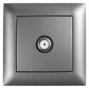 Priză pentru Antenă cu Ramă OSTE JNH012-A GREY