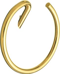 Deante Silia, suport rotund de perete pentru prosoape, auriu lucios, ADI_Z611
