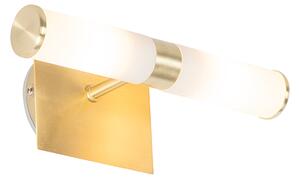 Lampa de perete inteligentă pentru baie, aurie, IP44, cu 2 lumini, inclusiv Zigbee G9 - Bath